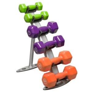 BODY SOLID VINYL DUMBBELL RACK
