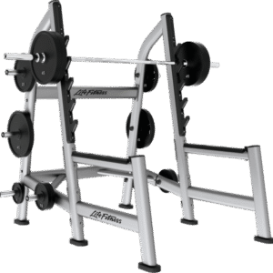 HAMMER STRENGTH OLYMPIC SQUAT RACK (W/12 WEIGHT HORNS)
